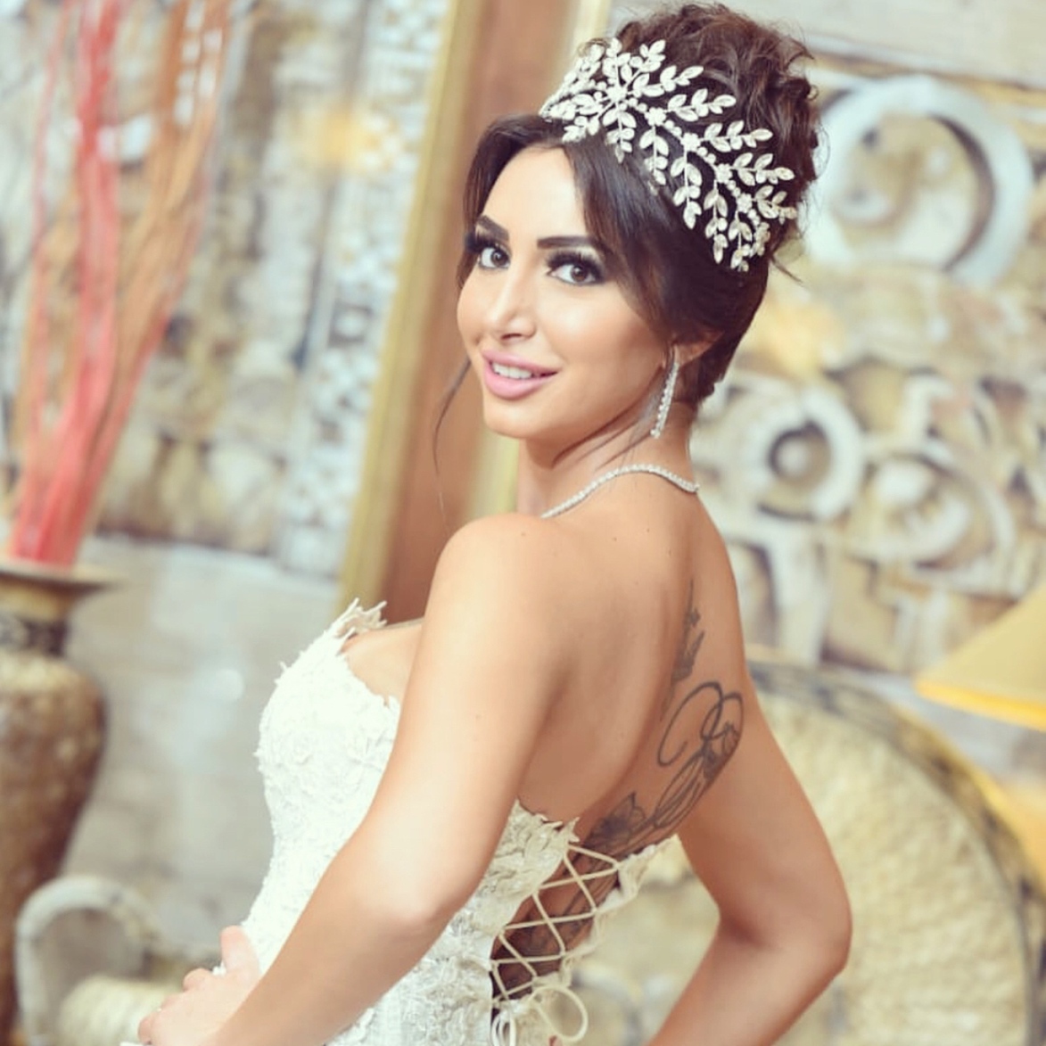 Rhinestone Wedding Headband: Bridal Hair Accessory - Elsi John